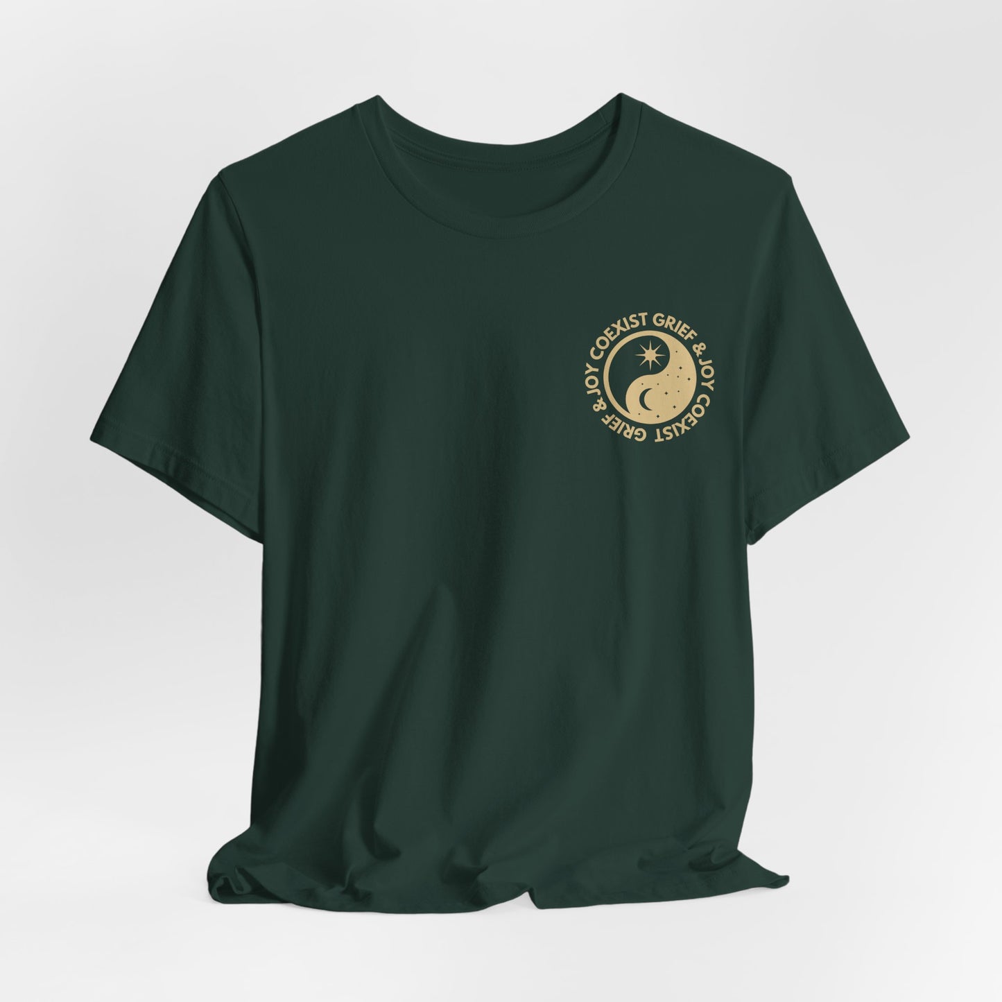 Grief & Joy Co Exist | Front & Back T Shirt