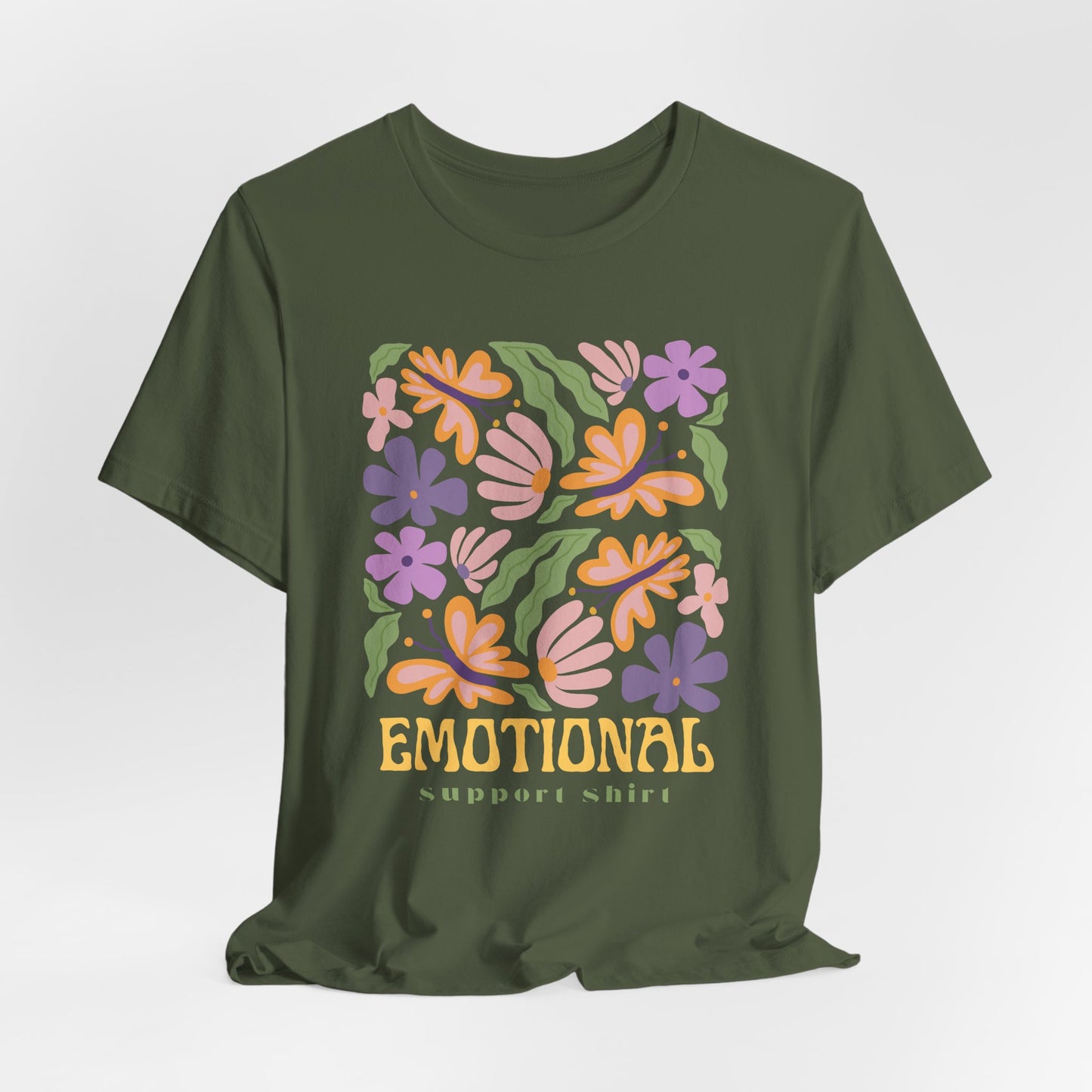 Emotional Support Shirt (Floral) | T Shirt