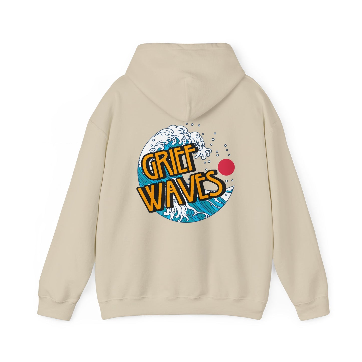 Grief Waves | Front & Back Hoodie