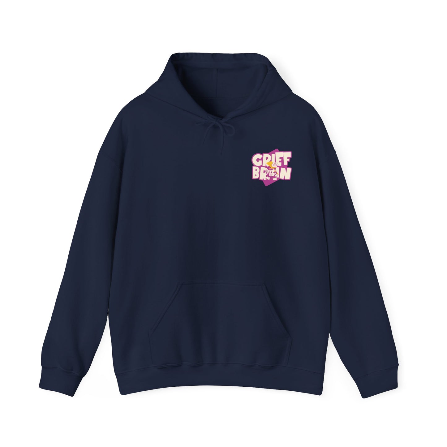 Grief Brain (Pink Text) |  Hoodie