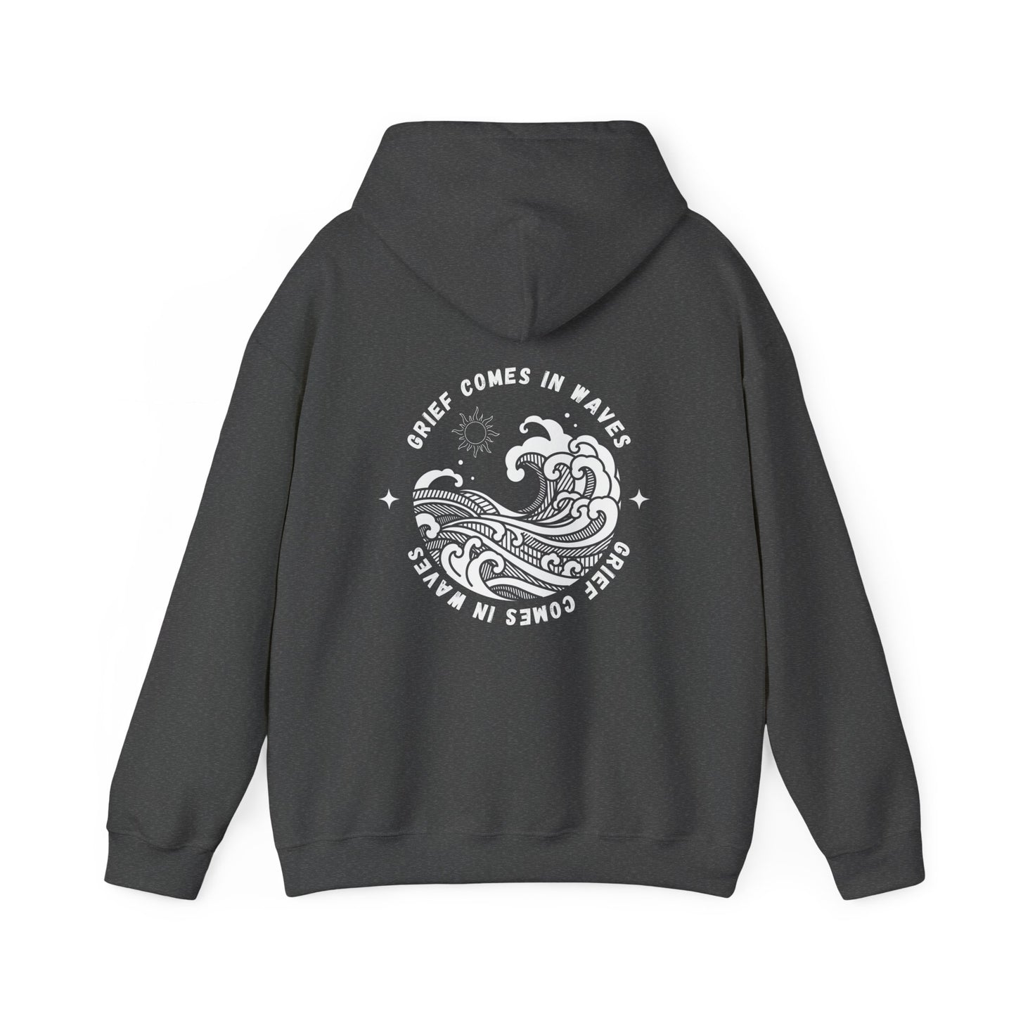 Grief Comes In Waves | Front & Back Hoodie