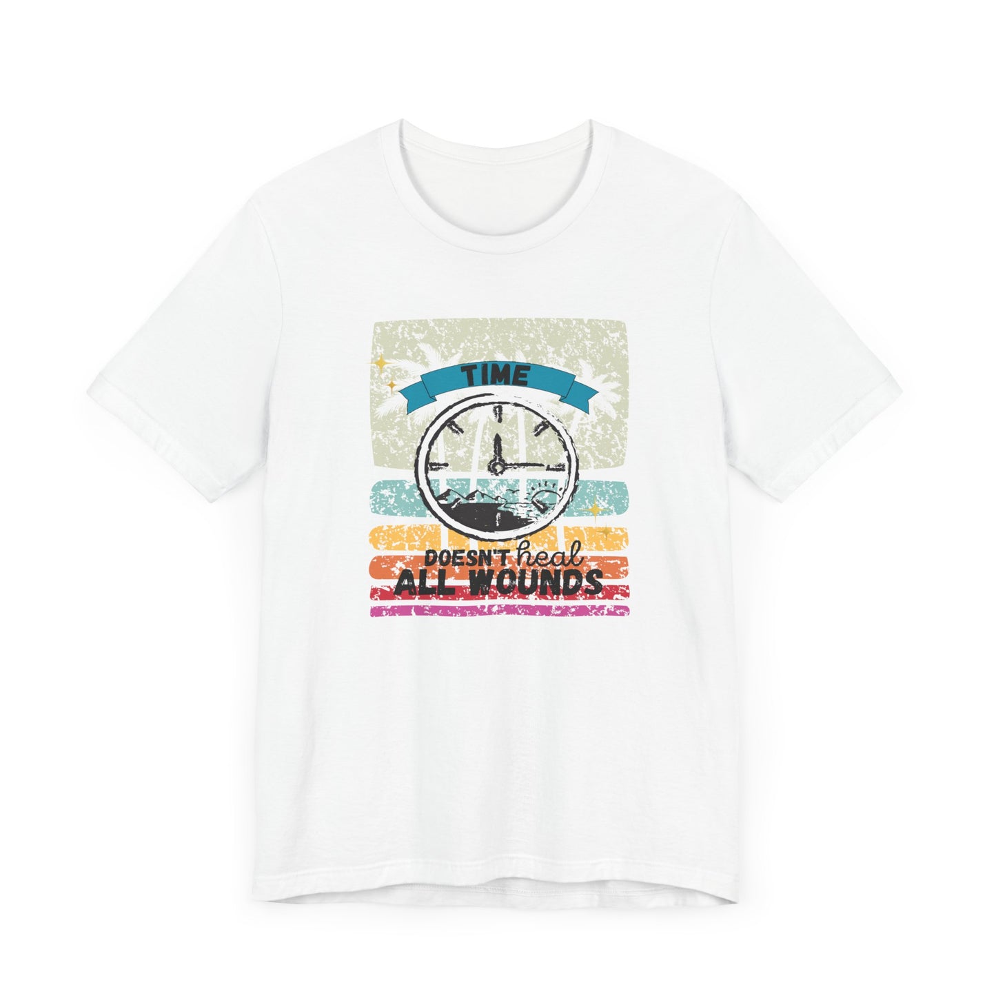 Time Doesn't Heal All Wounds Tropical | T Shirt