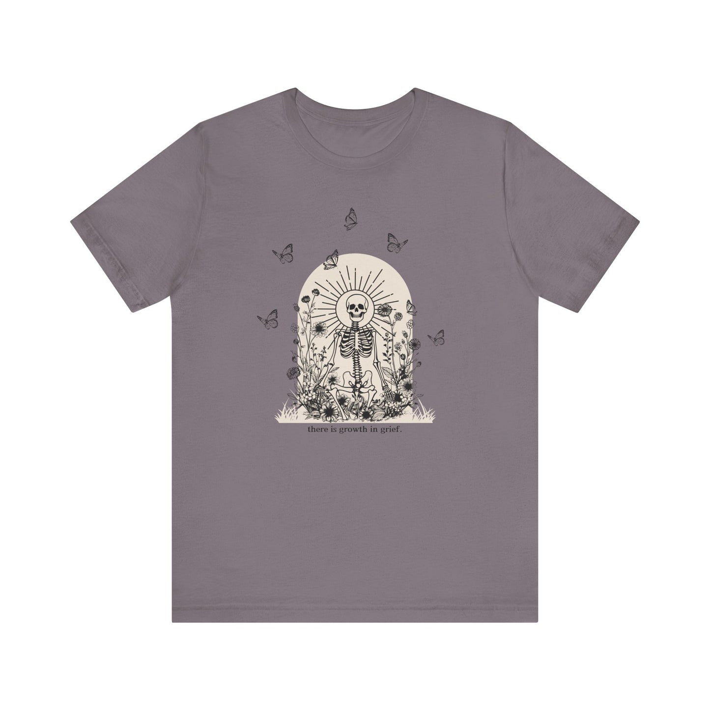 There Is Growth In Grief (Skeleton) | T Shirt