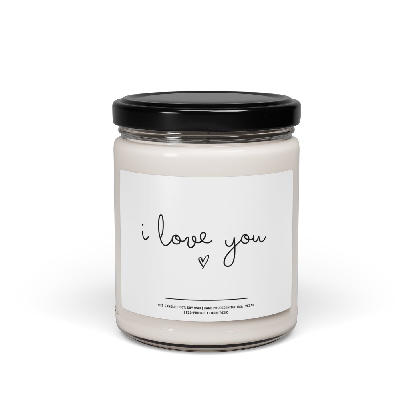 I Love You | 9 oz Scented Soy Candle