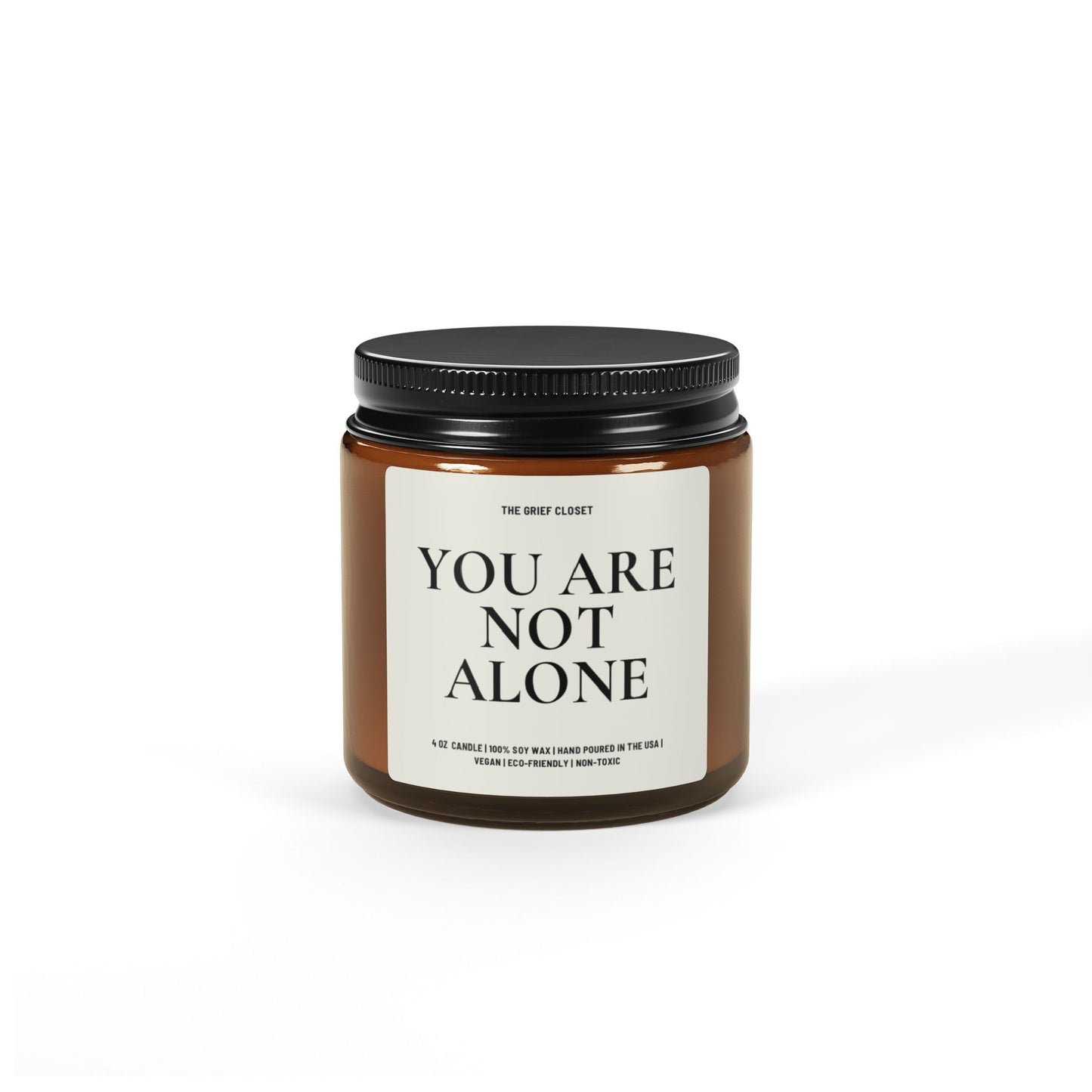 Scented Soy Candle (Multi-Size, Amber Jar)