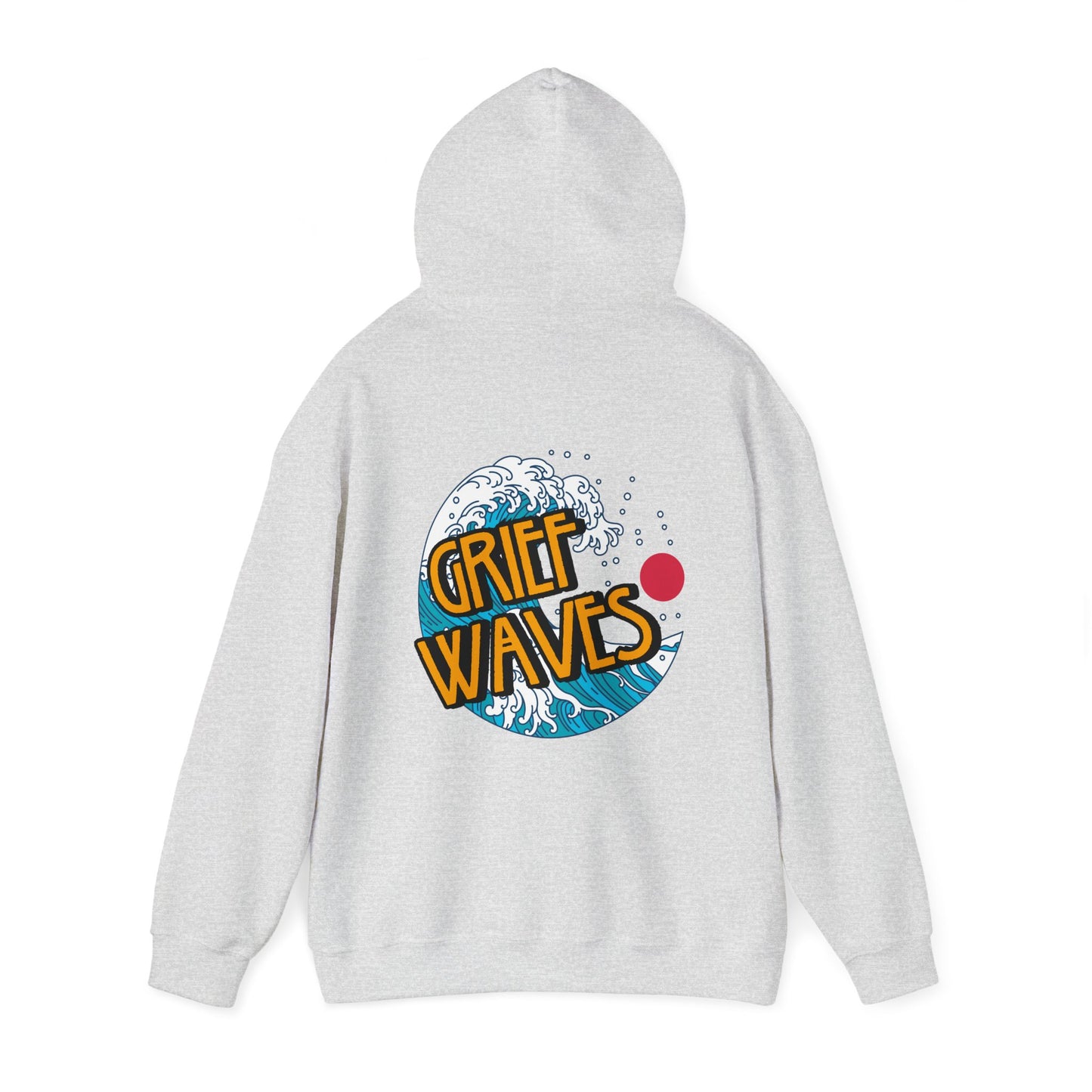 Grief Waves | Front & Back Hoodie