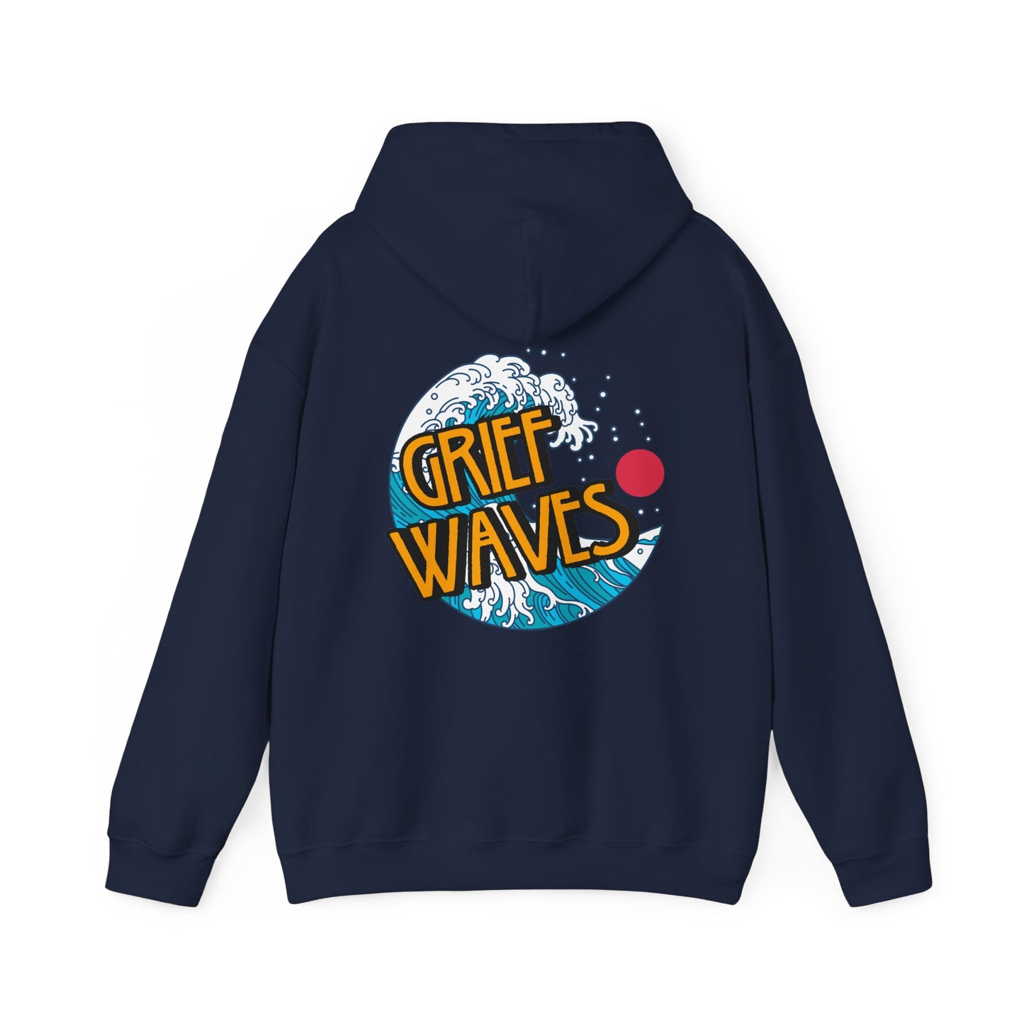 Grief Waves | Front & Back Hoodie