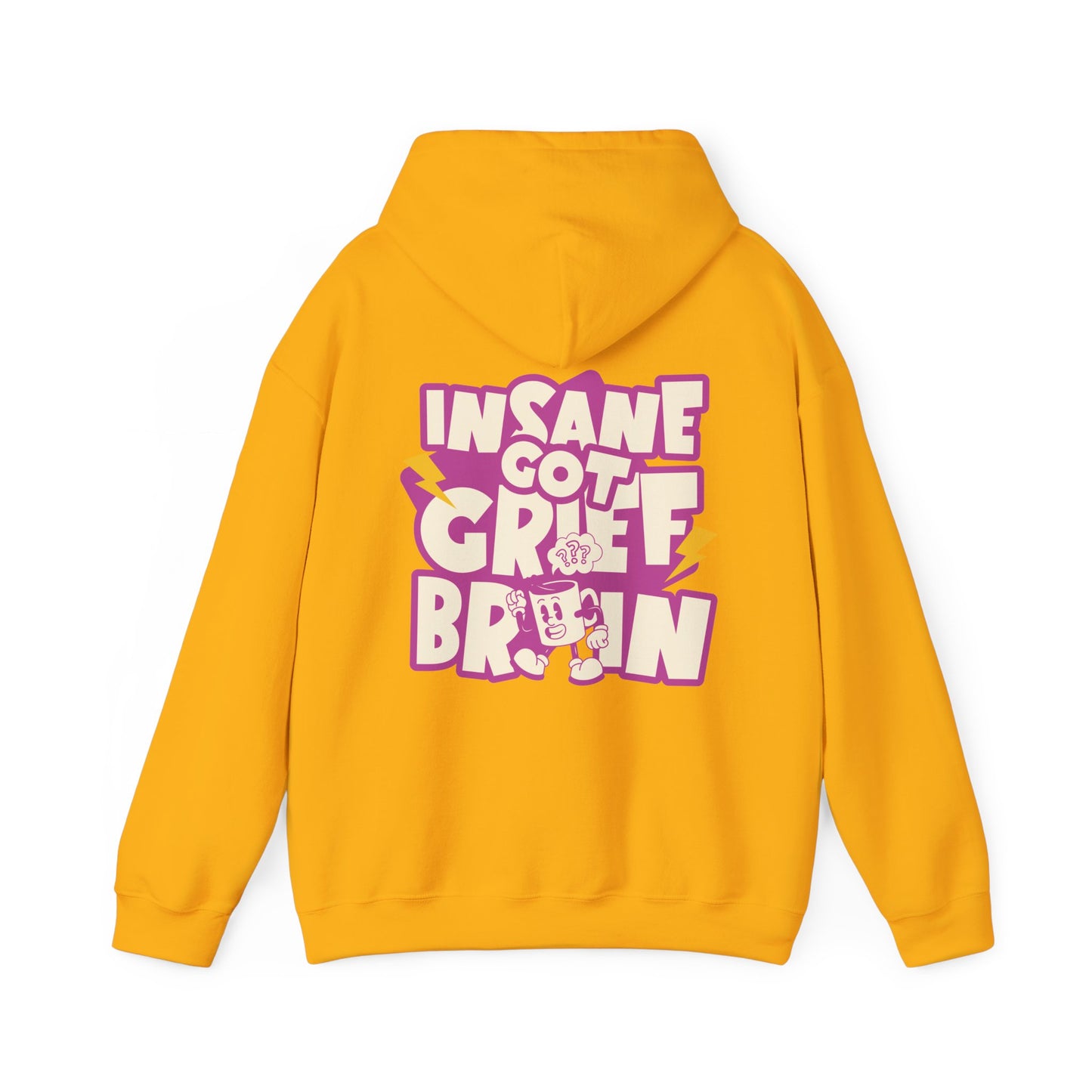 Grief Brain (Pink Text) |  Hoodie