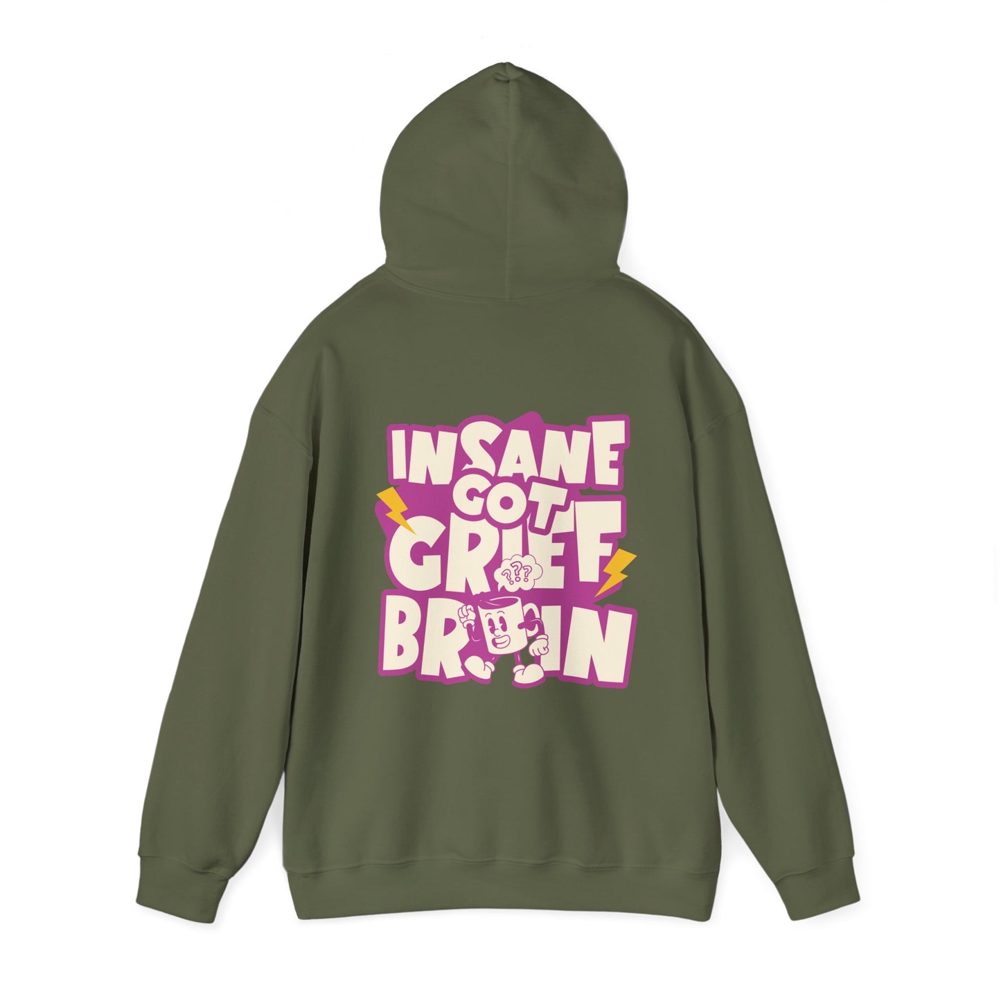 Grief Brain (Pink Text) |  Hoodie