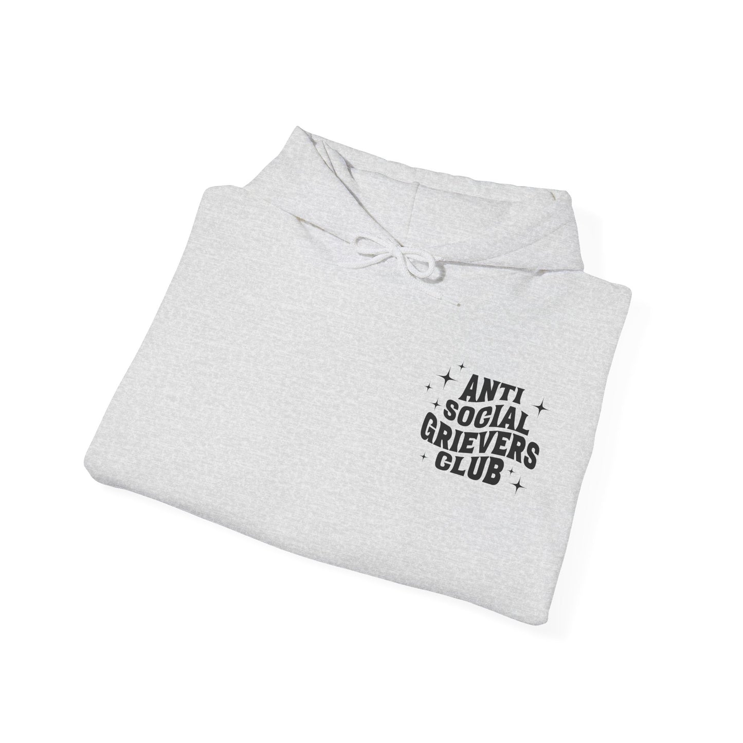 Anti Social Grievers Club | Font & Back Hoodie