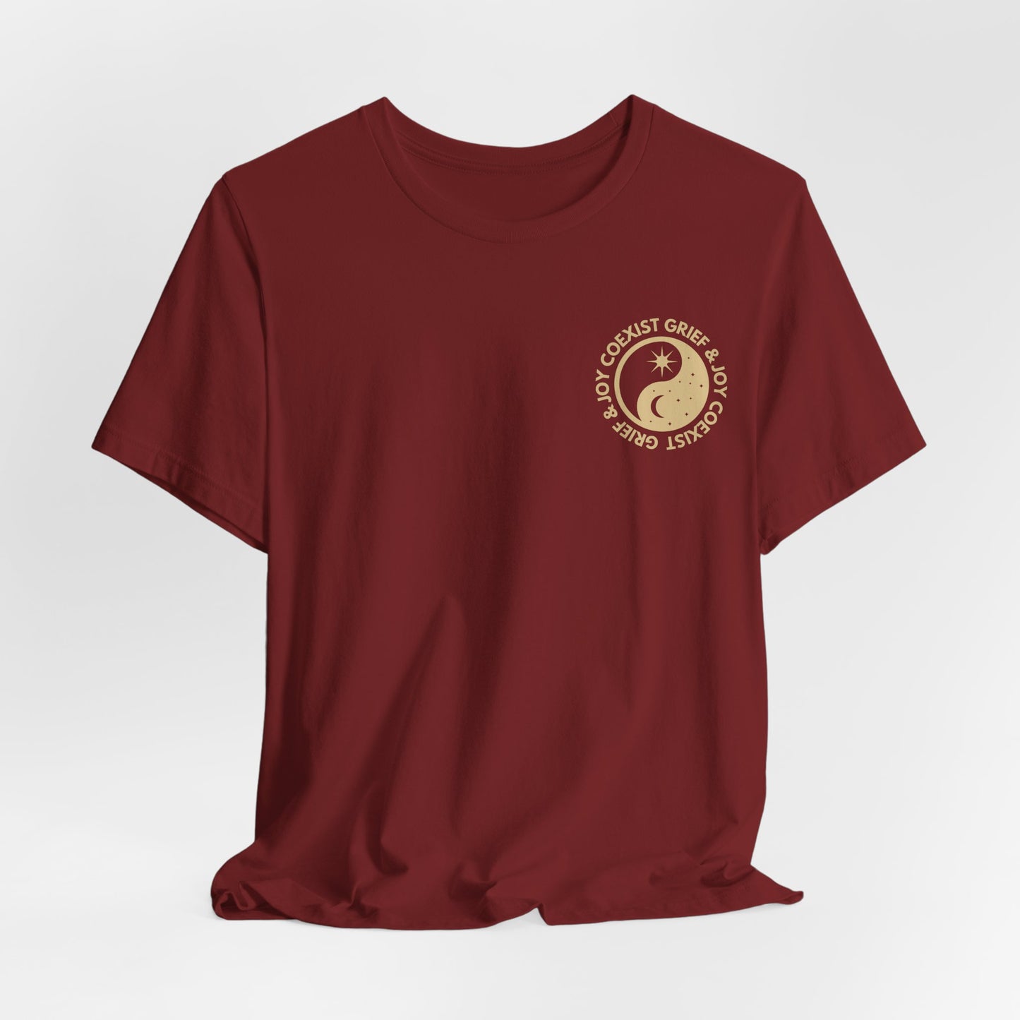 Grief & Joy Co Exist | Front & Back T Shirt