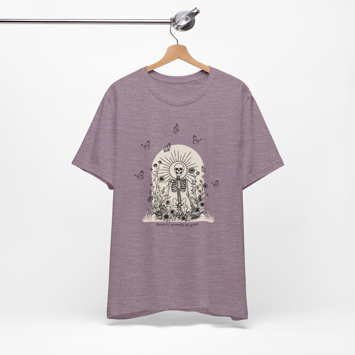 There Is Growth In Grief (Skeleton) | T Shirt