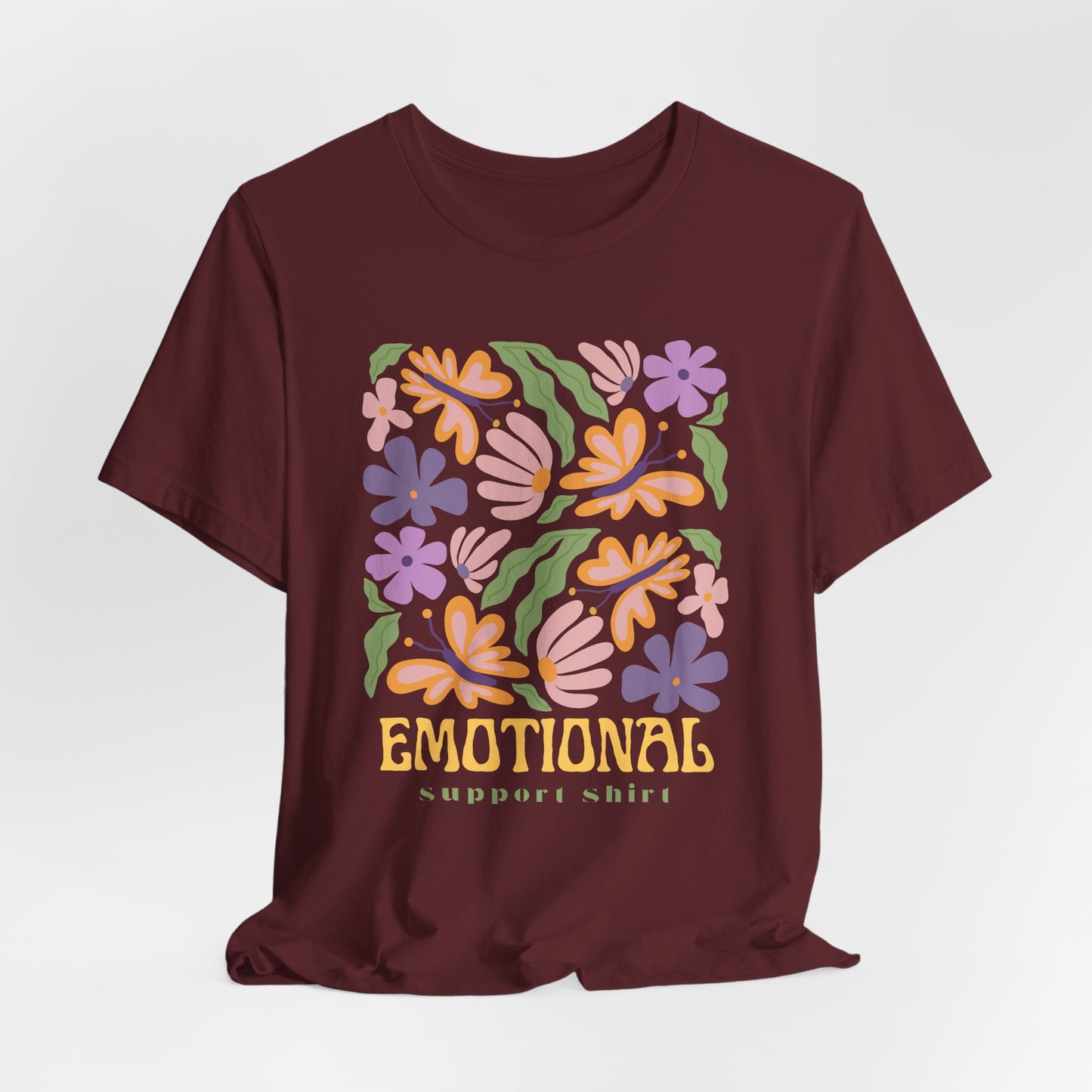 Emotional Support Shirt (Floral) | T Shirt