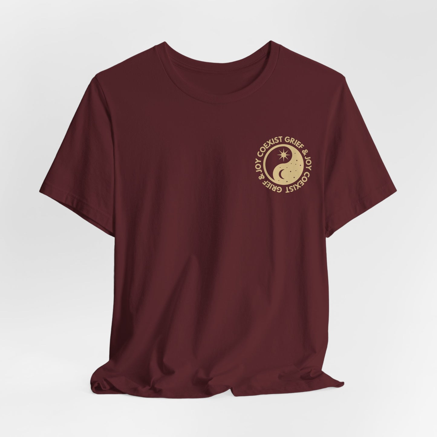 Grief & Joy Co Exist | Front & Back T Shirt