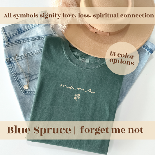 Mama (Forget Me Not Flower) | Comfort Colors Tee