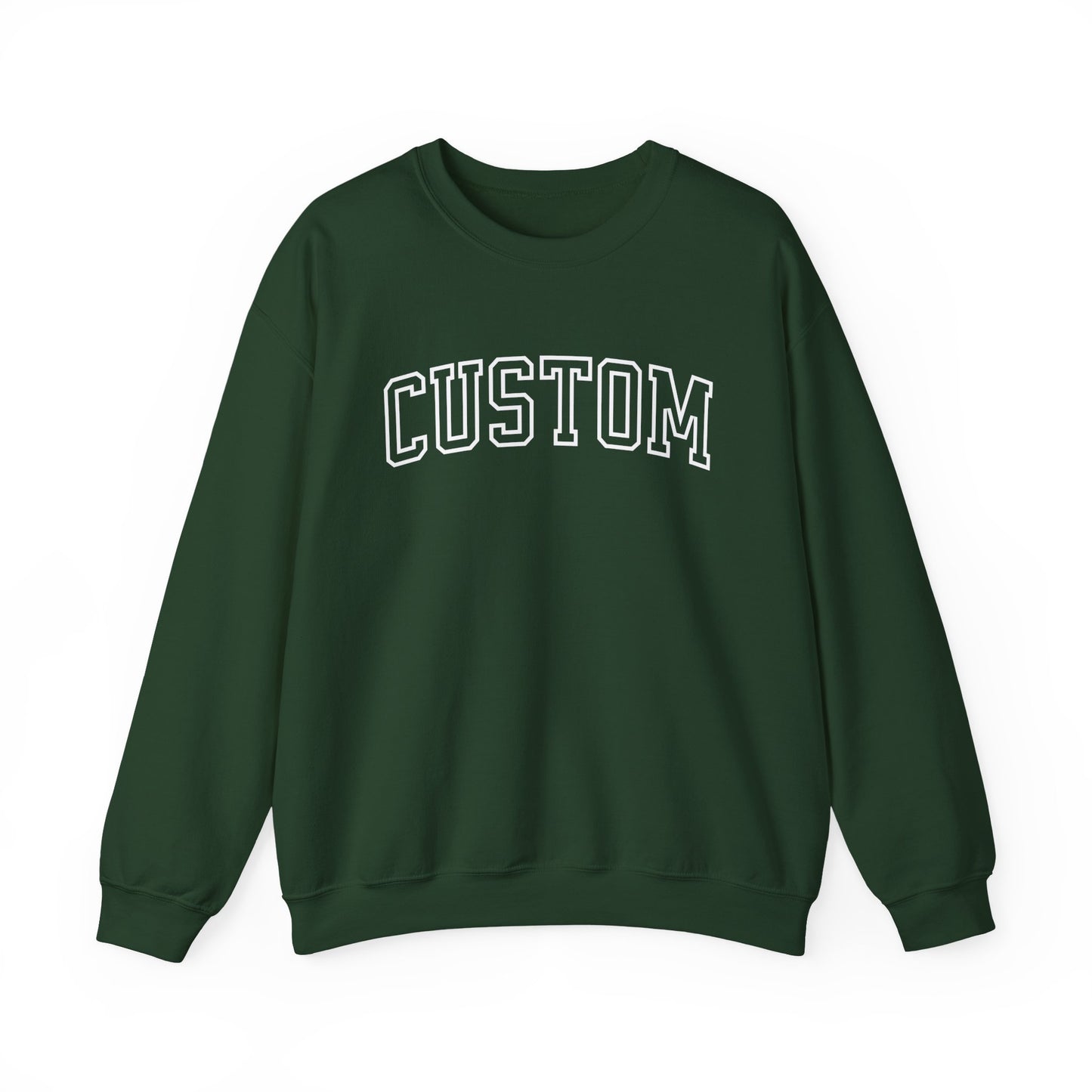 Custom Text Varisty Letters | Crewneck