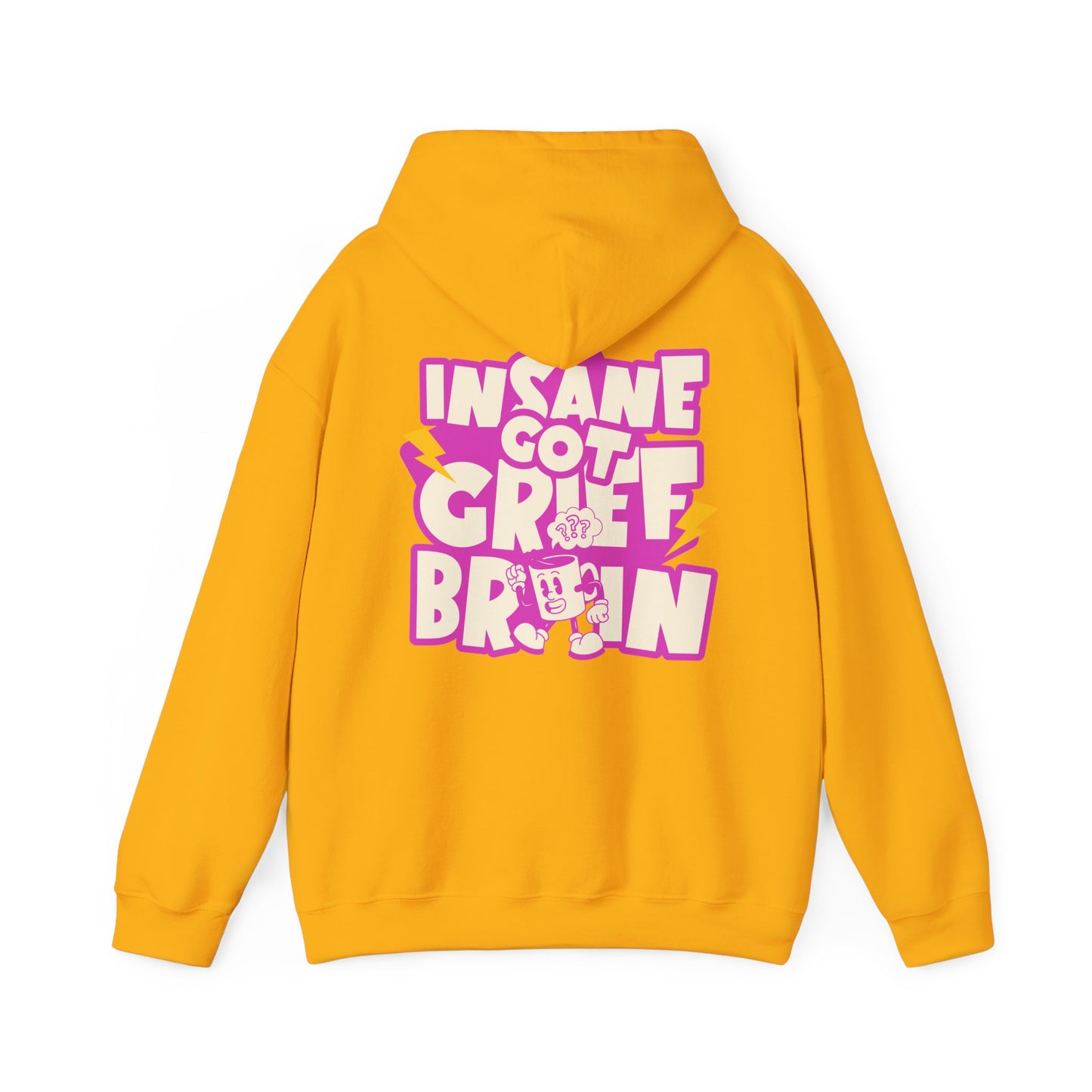 Grief Brain (Pink Text) |  Hoodie