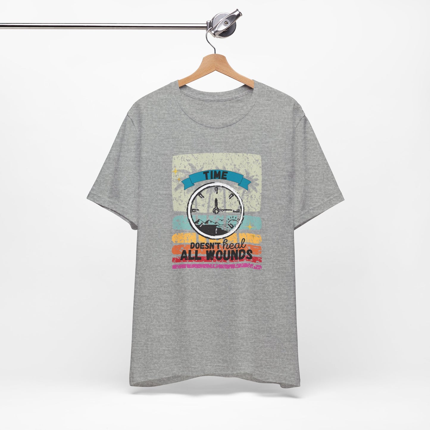 Time Doesn't Heal All Wounds Tropical | T Shirt