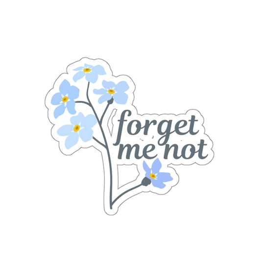 Forget Me Not | Die-Cut Stickers
