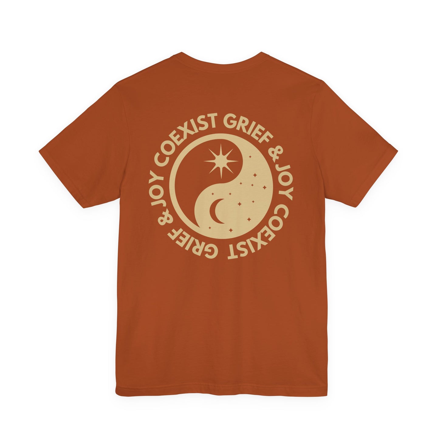 Grief & Joy Co Exist | Front & Back T Shirt