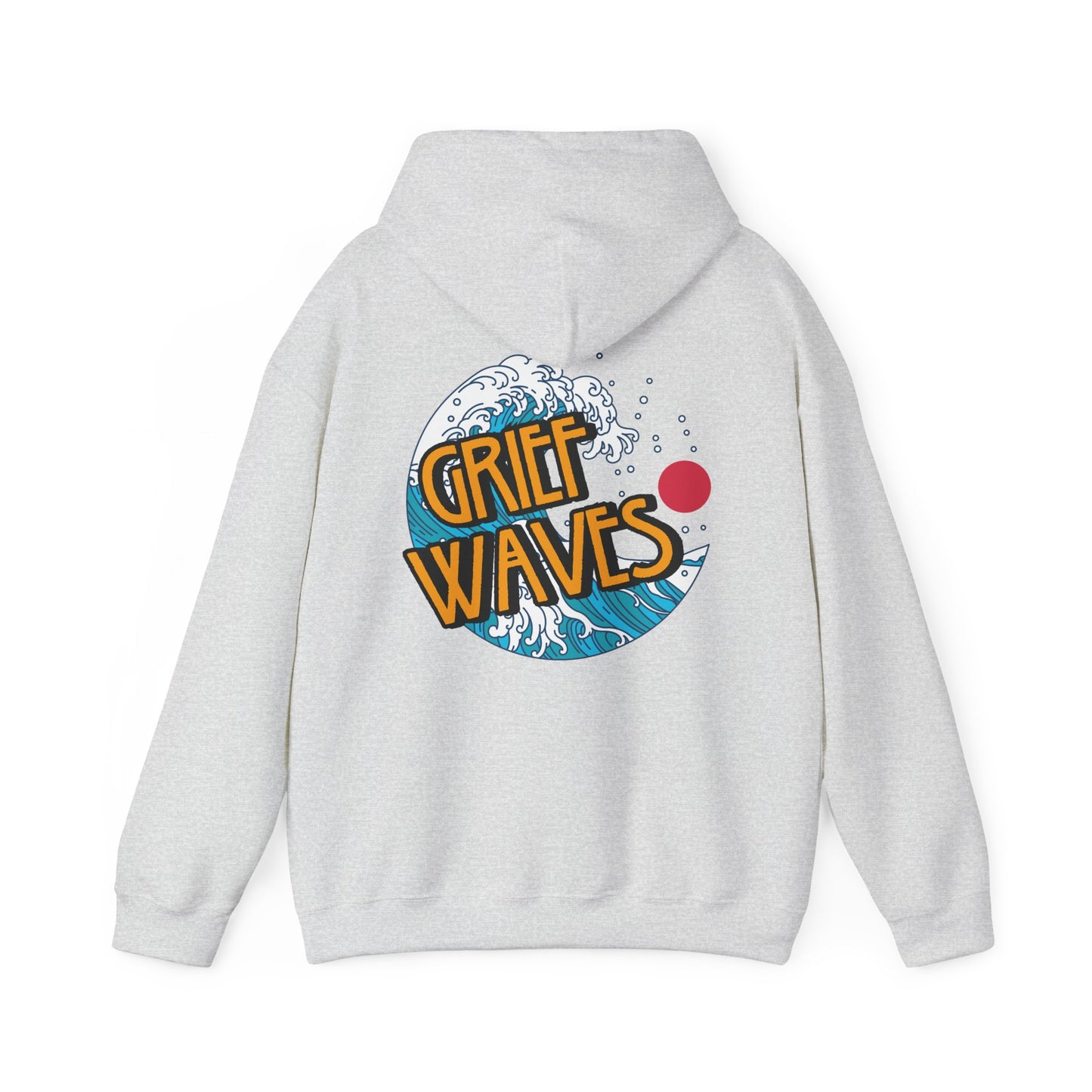 Grief Waves | Front & Back Hoodie