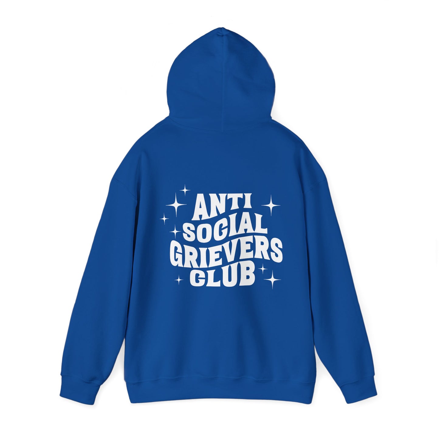 Anti Social Grievers Club | Font & Back Hoodie