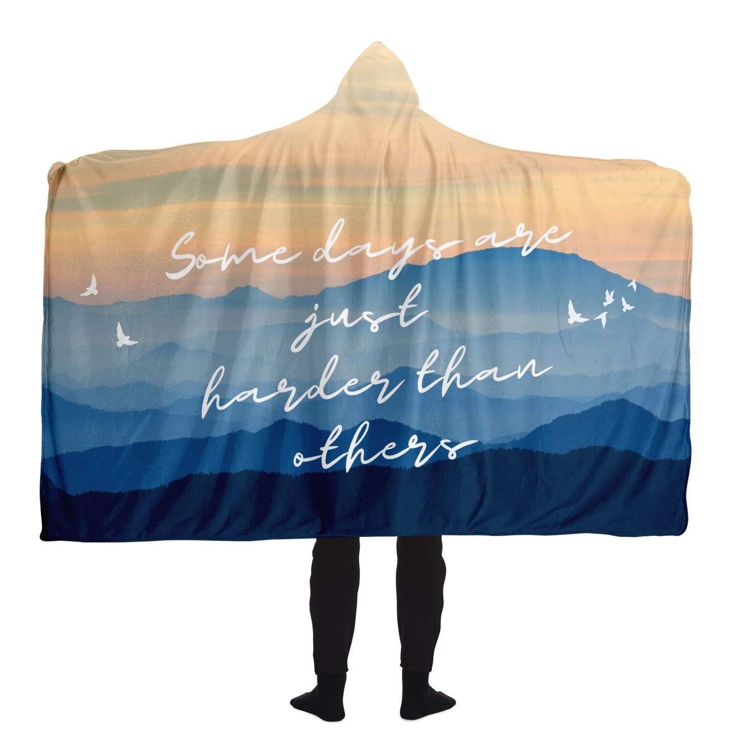 Some Days Are Just Harder | Hooded Blanket