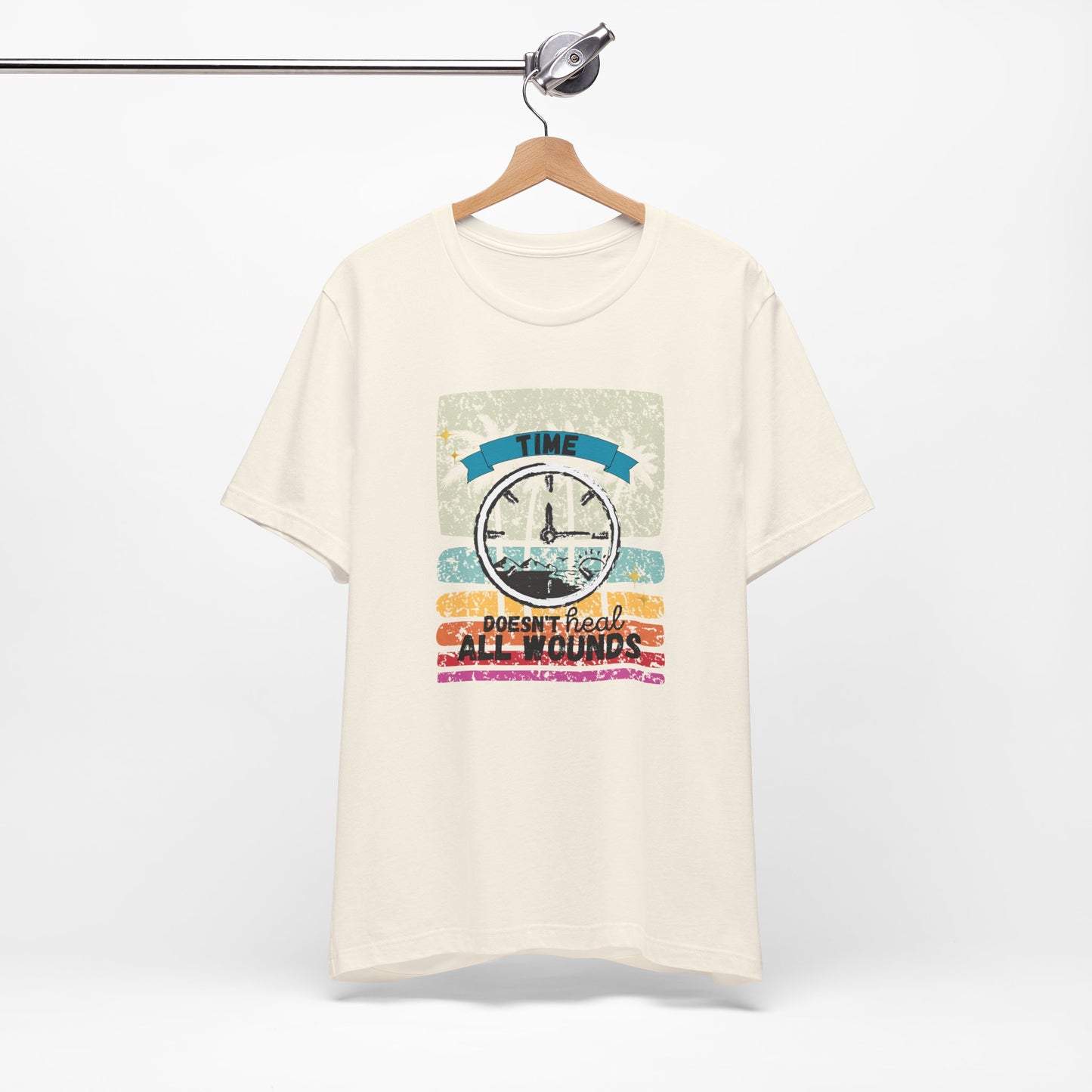 Time Doesn't Heal All Wounds Tropical | T Shirt