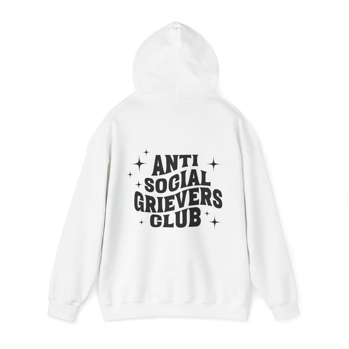 Anti Social Grievers Club | Font & Back Hoodie