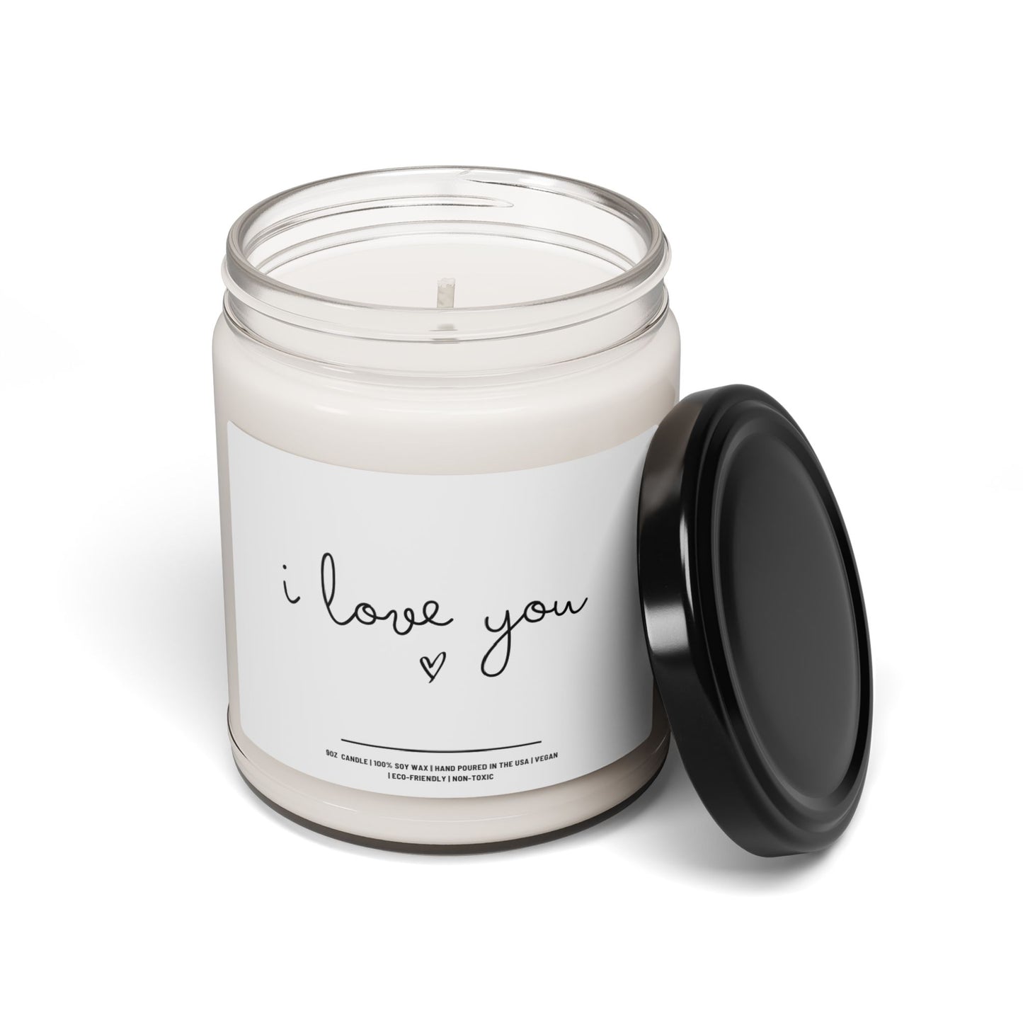 I Love You | 9 oz Scented Soy Candle