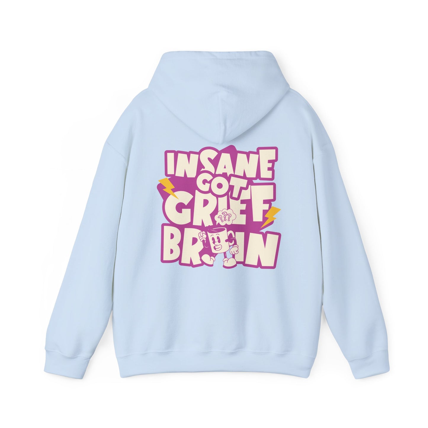 Grief Brain (Pink Text) |  Hoodie