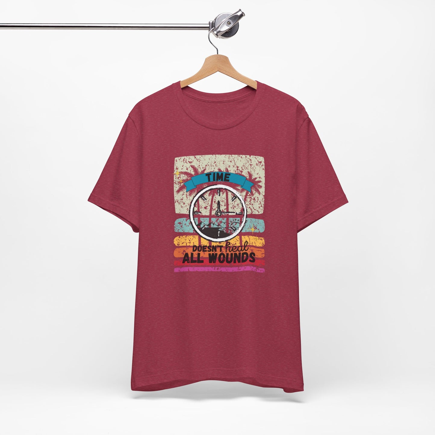 Time Doesn't Heal All Wounds Tropical | T Shirt