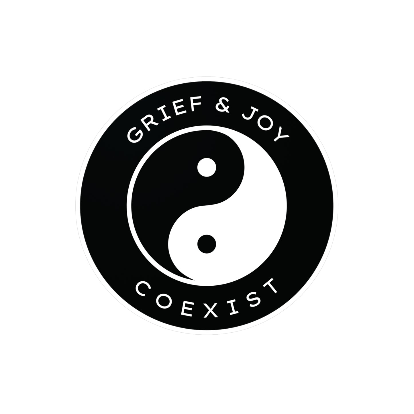 Grief & Joy Coexist | Vinyl Sticker