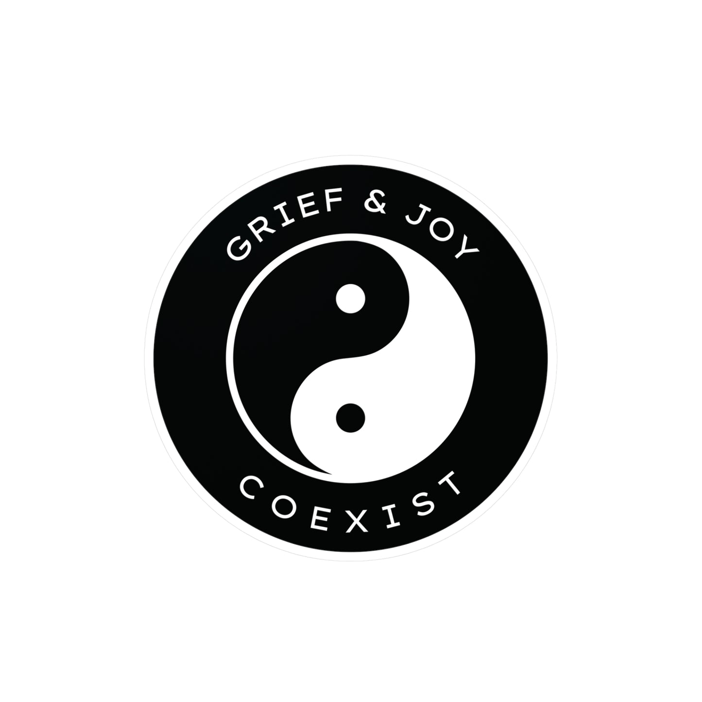 Grief & Joy Coexist | Vinyl Sticker