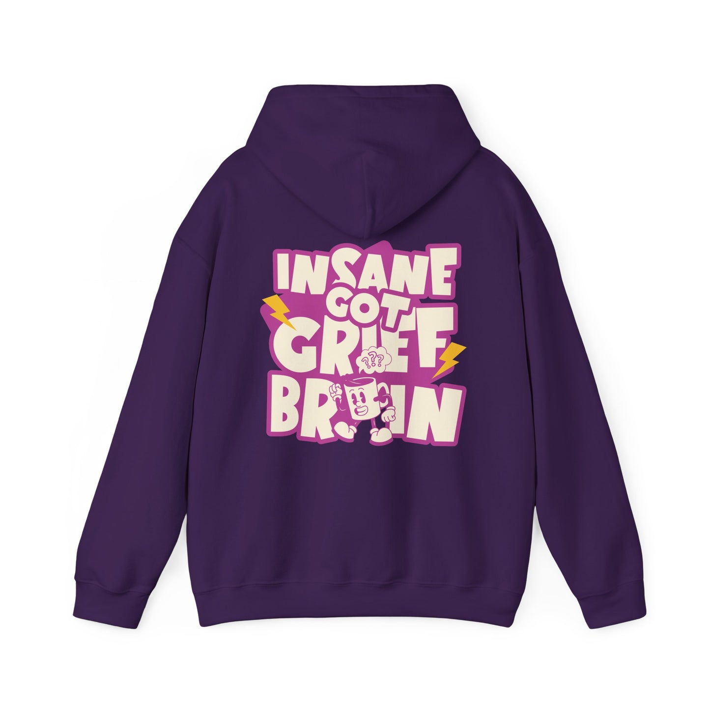 Grief Brain (Pink Text) |  Hoodie