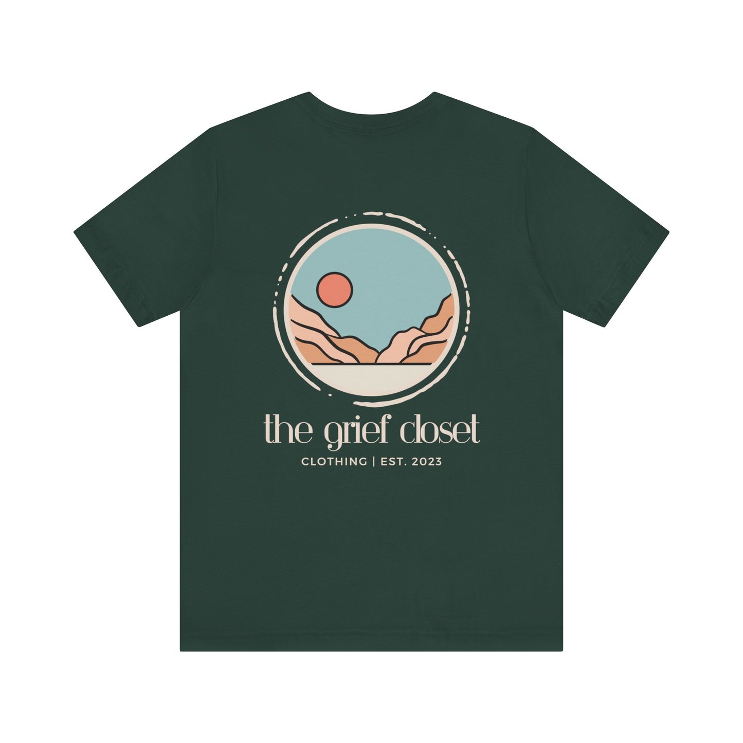 The Grief Closet Logo Front & Back | T Shirt