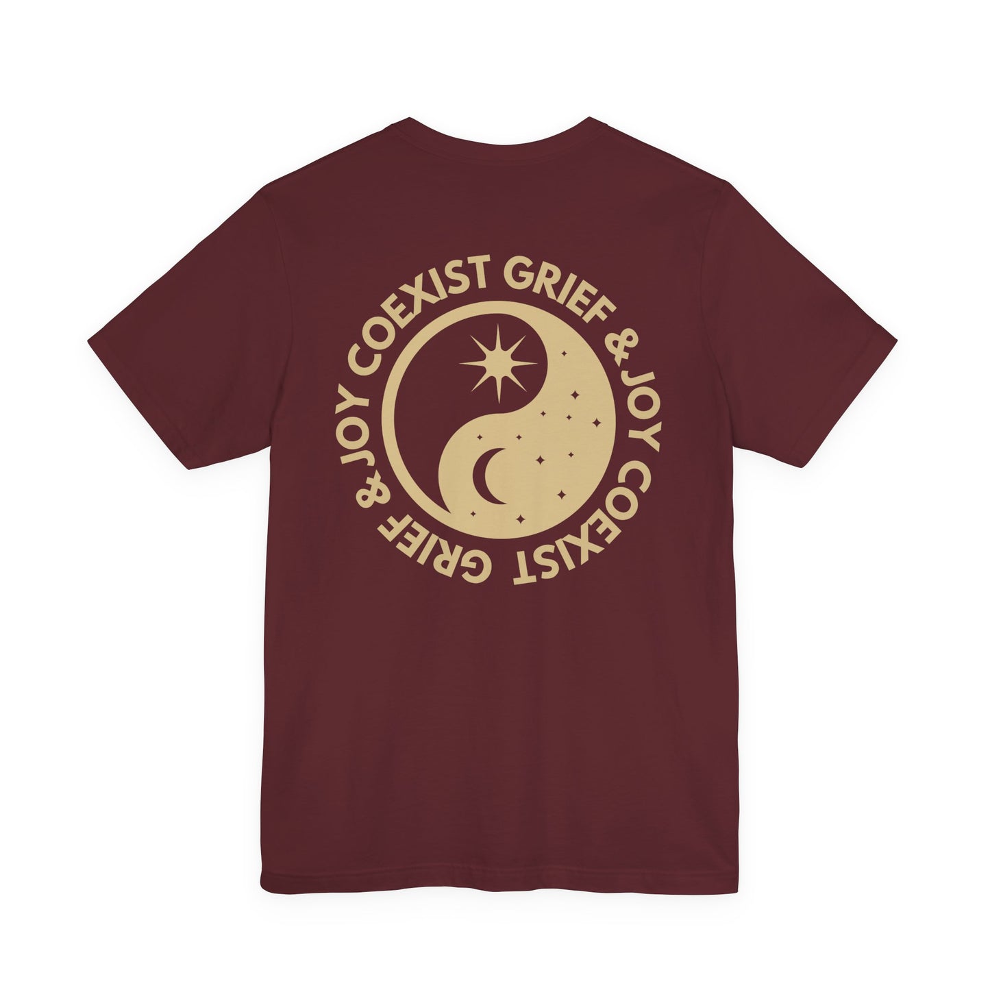 Grief & Joy Co Exist | Front & Back T Shirt