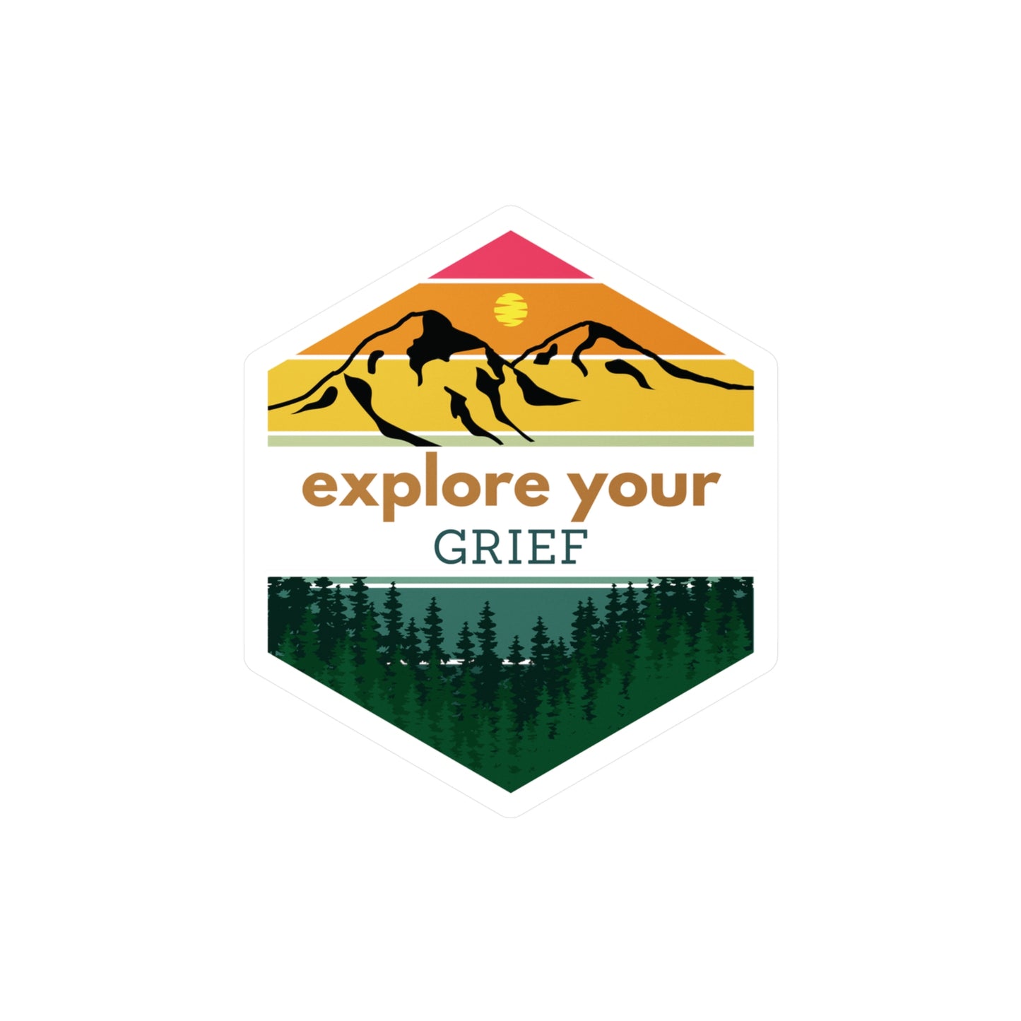 Explore Your Grief | Vinyl Sticker