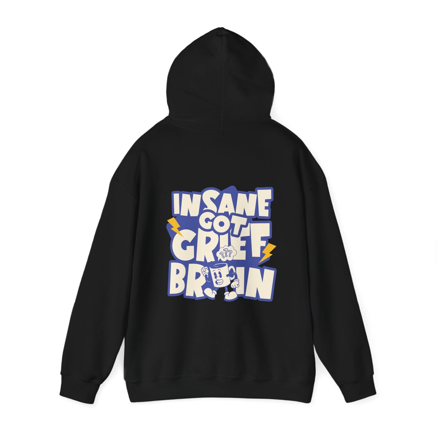 Grief Brain (Blue Text) |  Hoodie