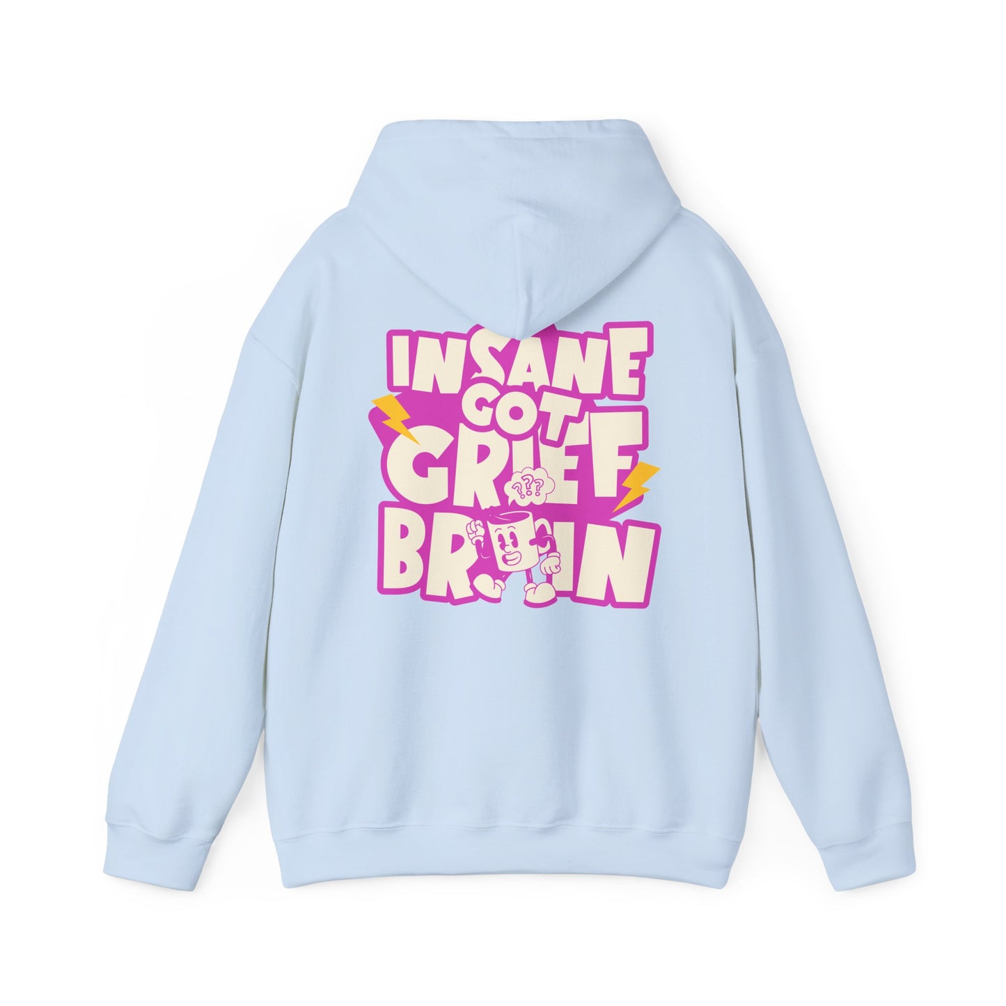 Grief Brain (Pink Text) |  Hoodie