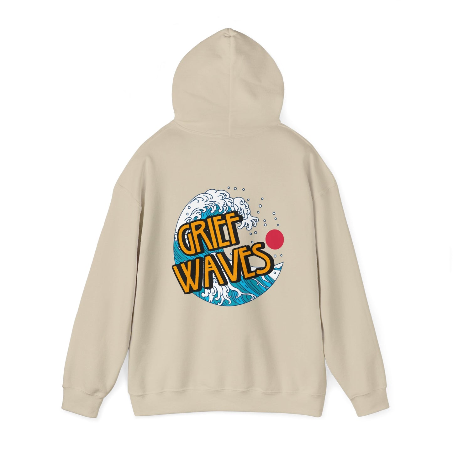 Grief Waves | Front & Back Hoodie