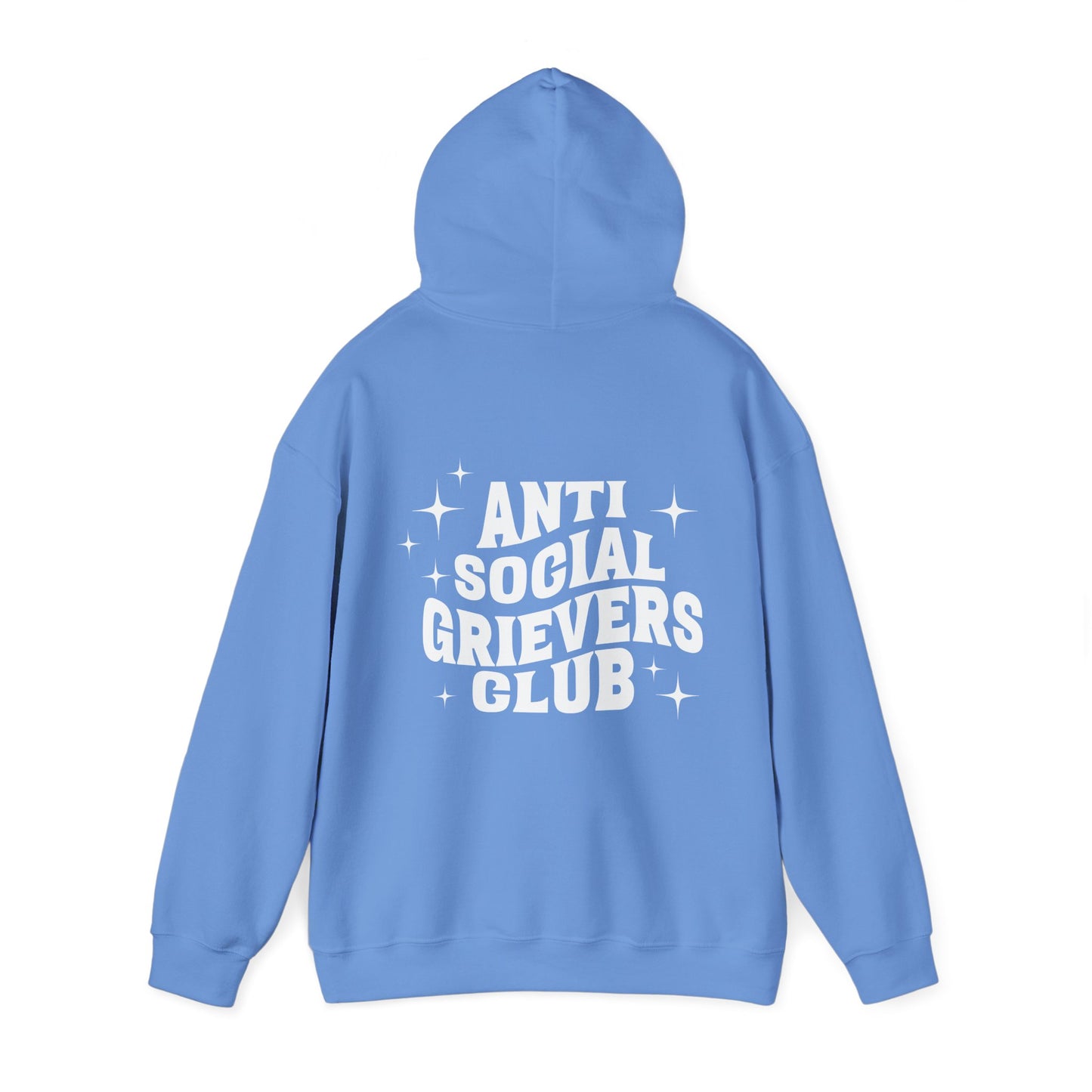 Anti Social Grievers Club | Font & Back Hoodie