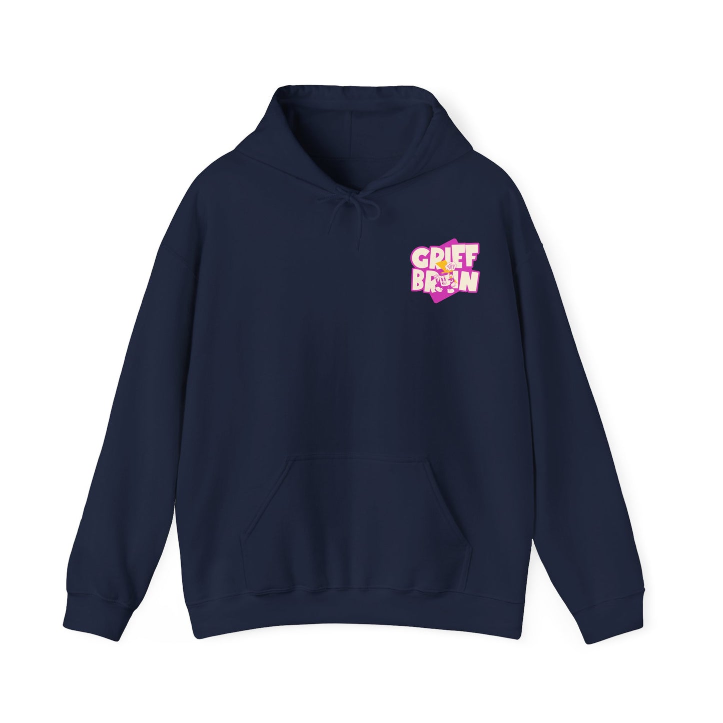 Grief Brain (Pink Text) |  Hoodie