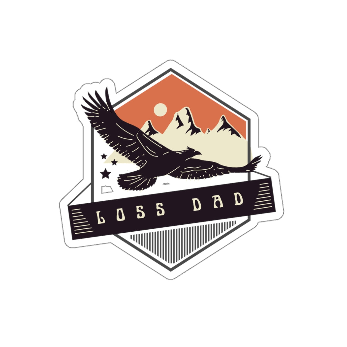 Loss Dad | Die-Cut Stickers