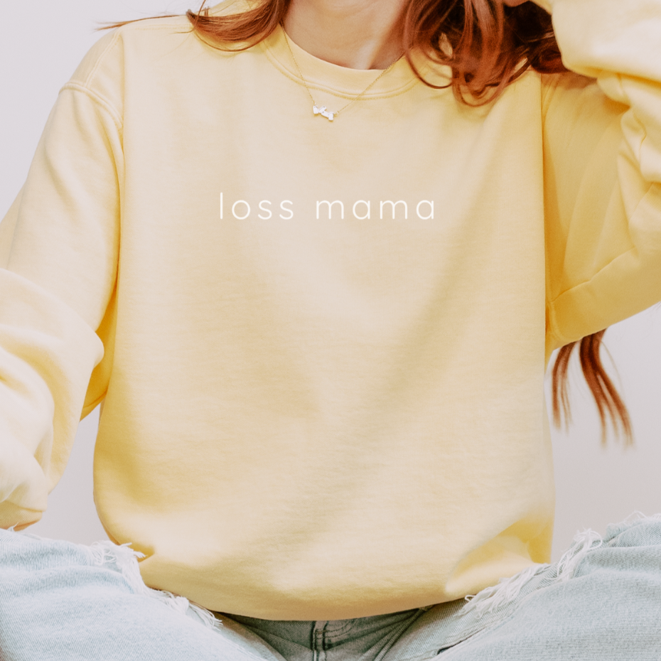 Loss Mama | Comfort Colors Crewneck Sweatshirt