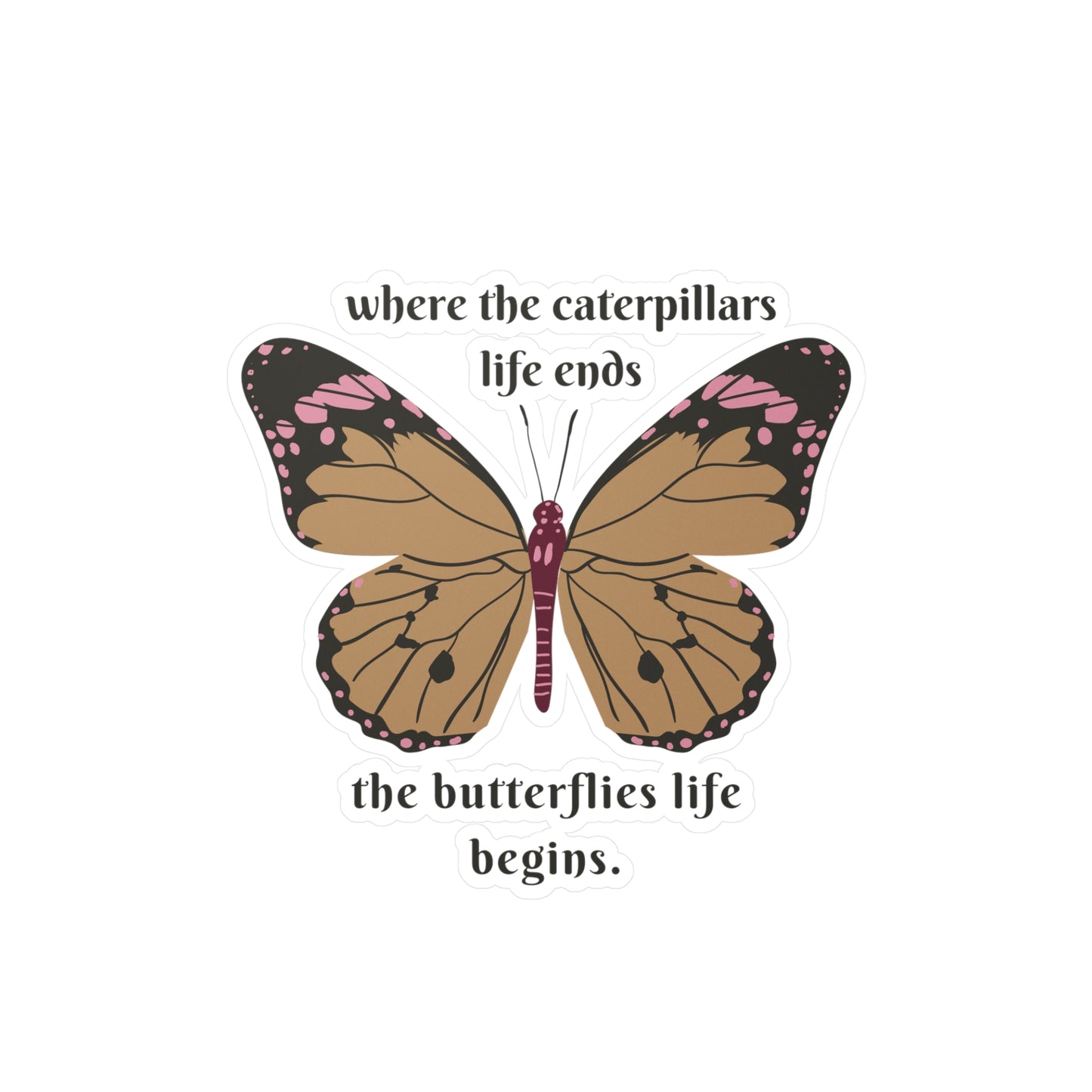 Butterflies Life | Vinyl Sticker