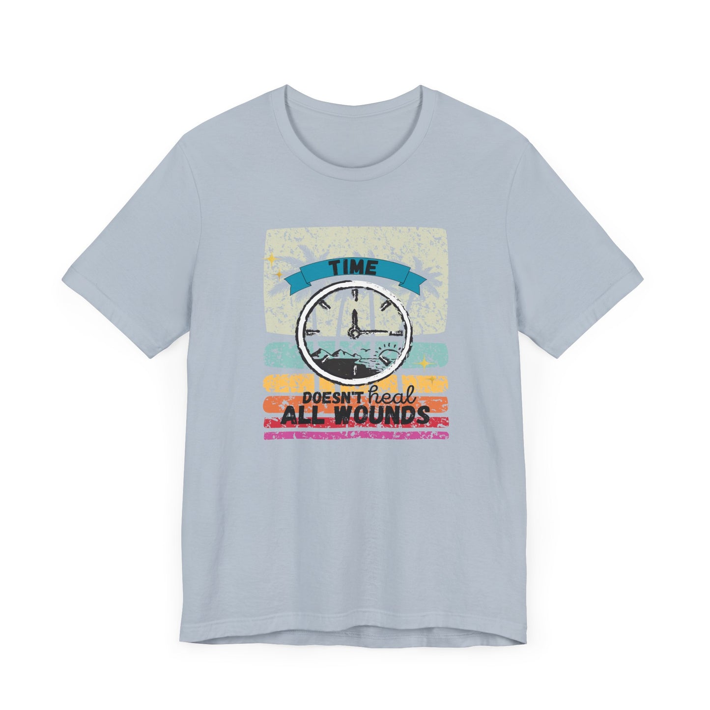 Time Doesn't Heal All Wounds Tropical | T Shirt