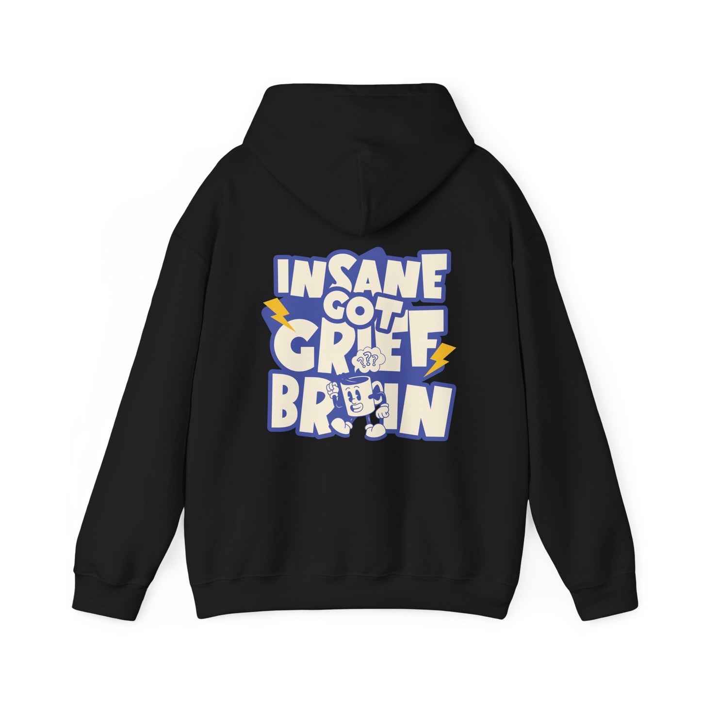 Grief Brain (Blue Text) |  Hoodie