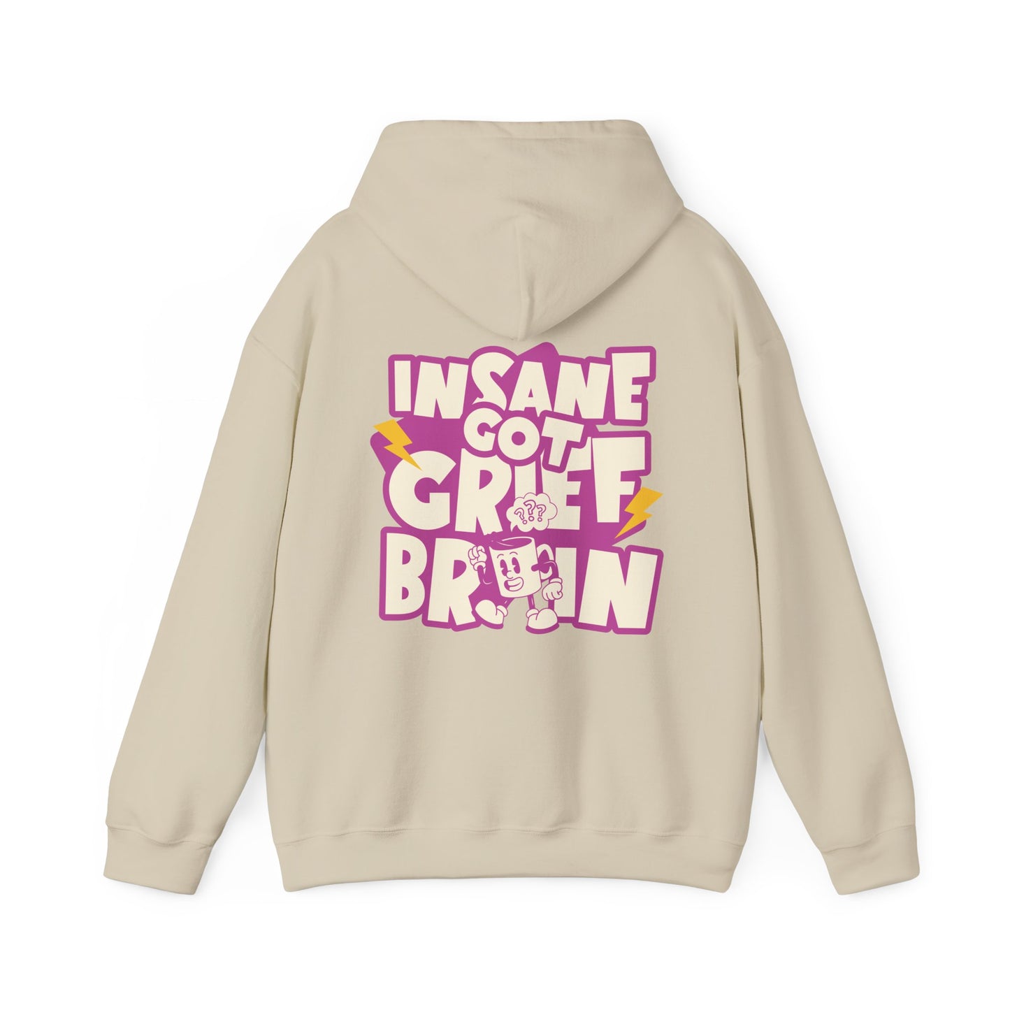 Grief Brain (Pink Text) |  Hoodie