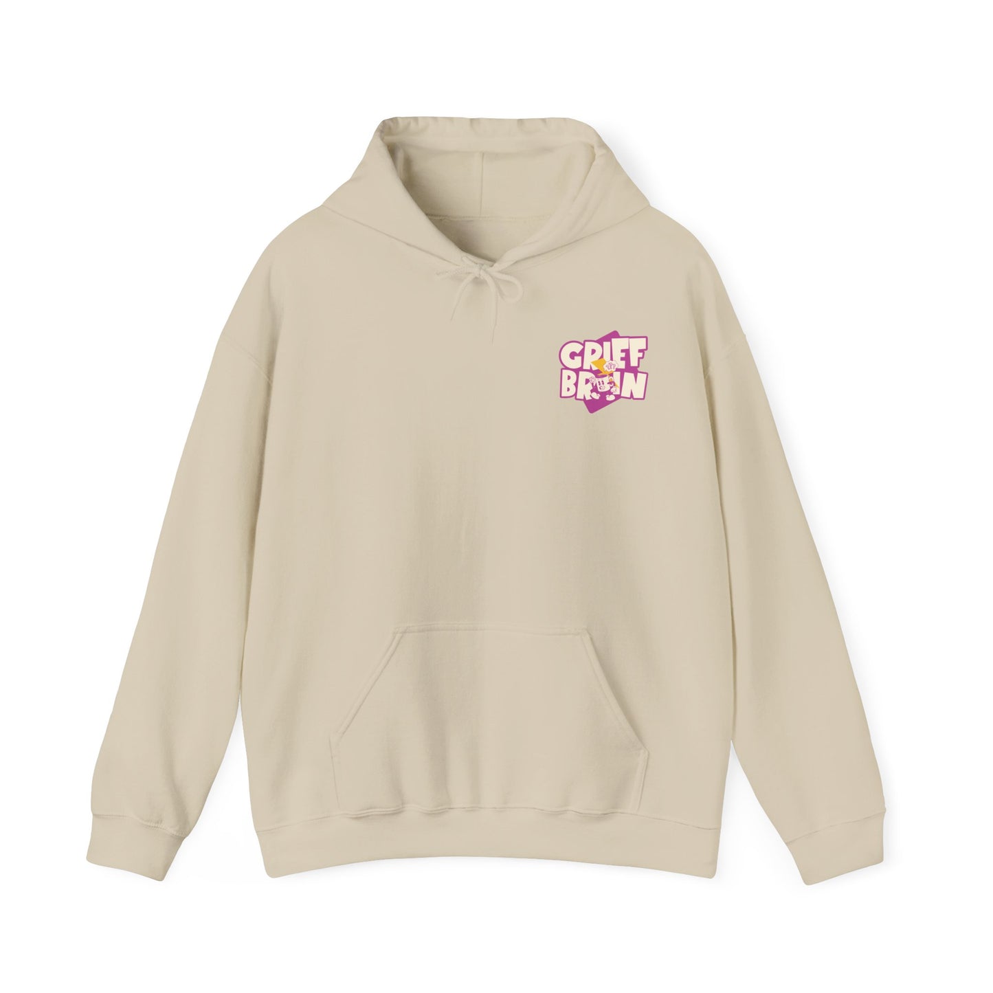 Grief Brain (Pink Text) |  Hoodie